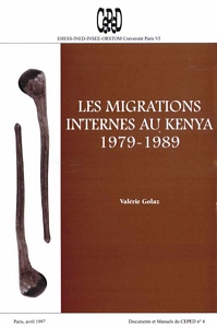 Les migrations internes au Kenya 1979-1989 - Avril 1997