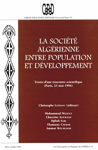 La société algérienne entre population et développement - Juillet 1998